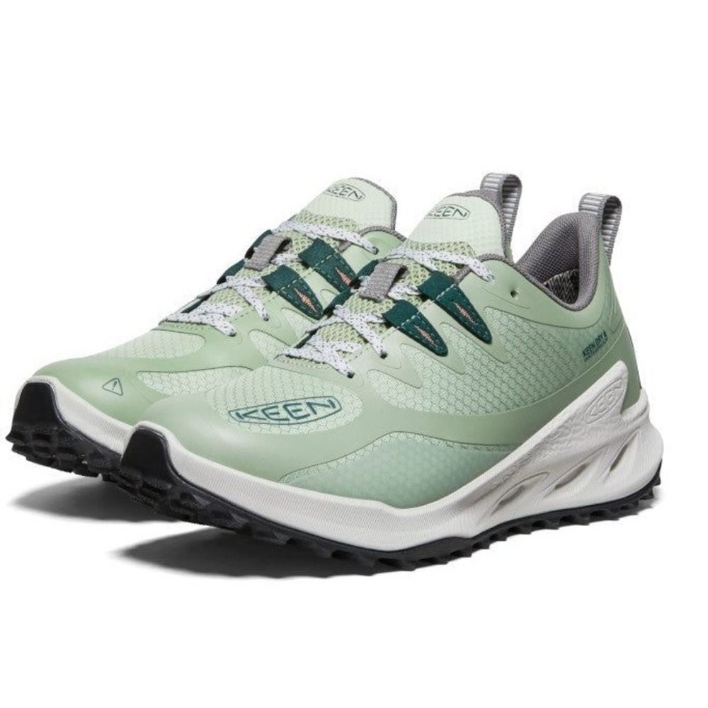 NWB KEEN Women's Zionic Waterproof Hiking Shoe Desert Sage/Ember Glow size 8‎